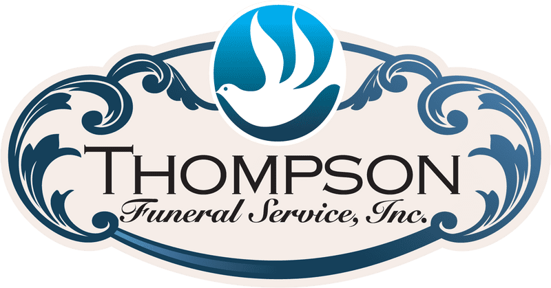 Elegant Memorial Notebook for Thompson Funeral Service PNG