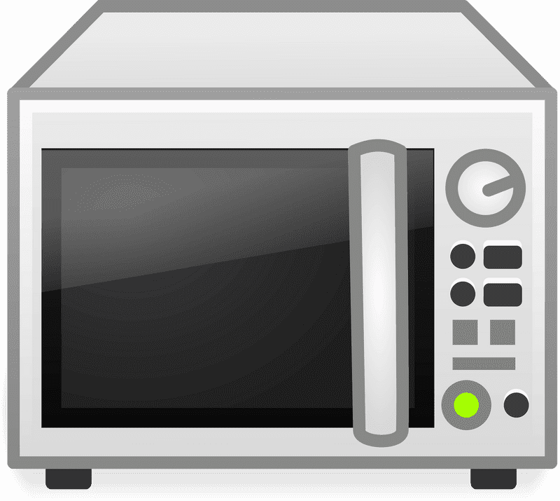Modern Microwave Oven for Quick Meals PNG