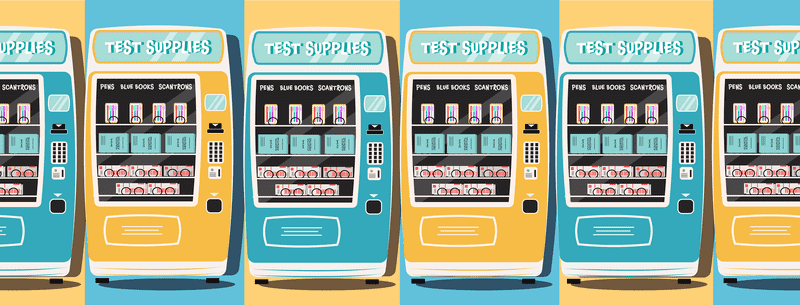 Vending Machine for Test Supplies and Essentials PNG