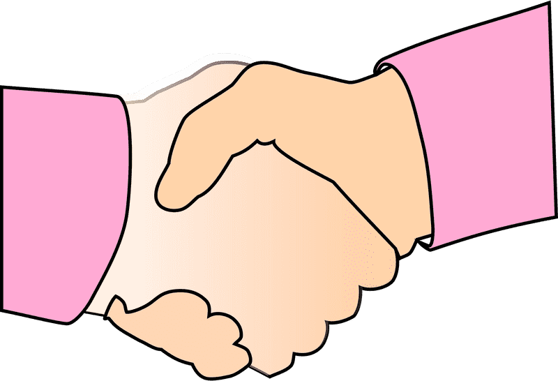 Handshake of Trust and Agreement PNG