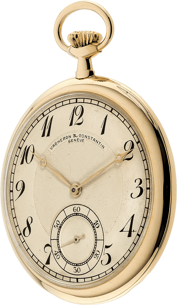 Elegant Golden Pocket Watch Classic Timepiece PNG