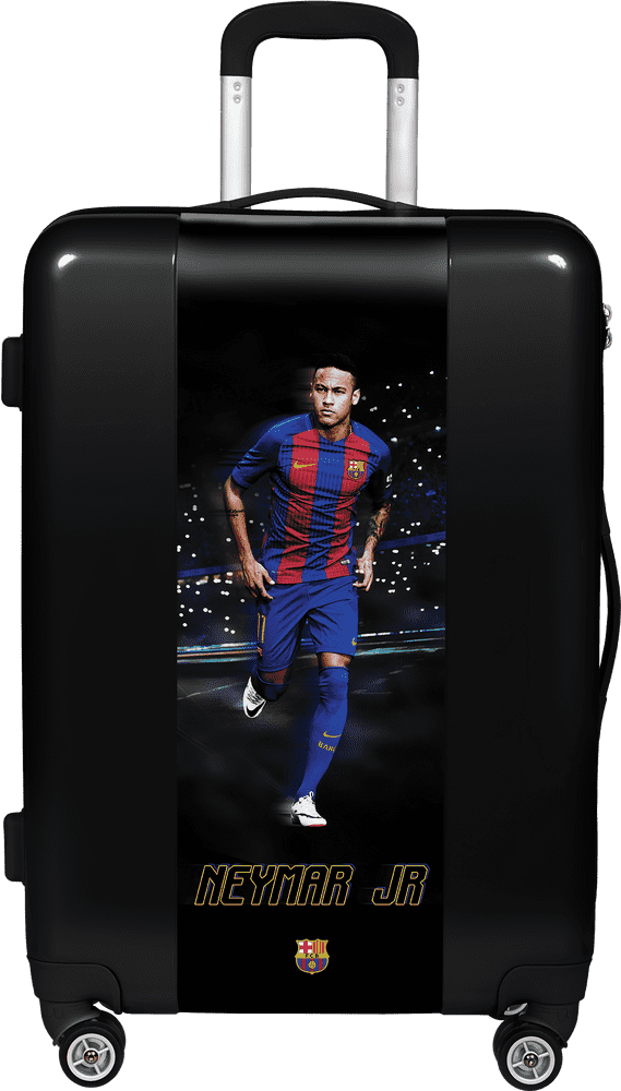 Fidget Spinner Fanatic Neymar Edition Suitcase PNG