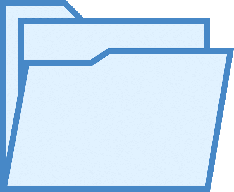 Organized Document Storage Folder PNG