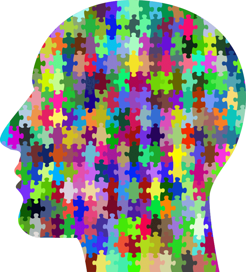 Colorful Mind The Crossword Puzzle Mosaic PNG