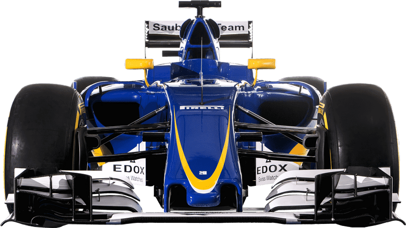 Dynamic Blue Race Car Ready for Speed PNG