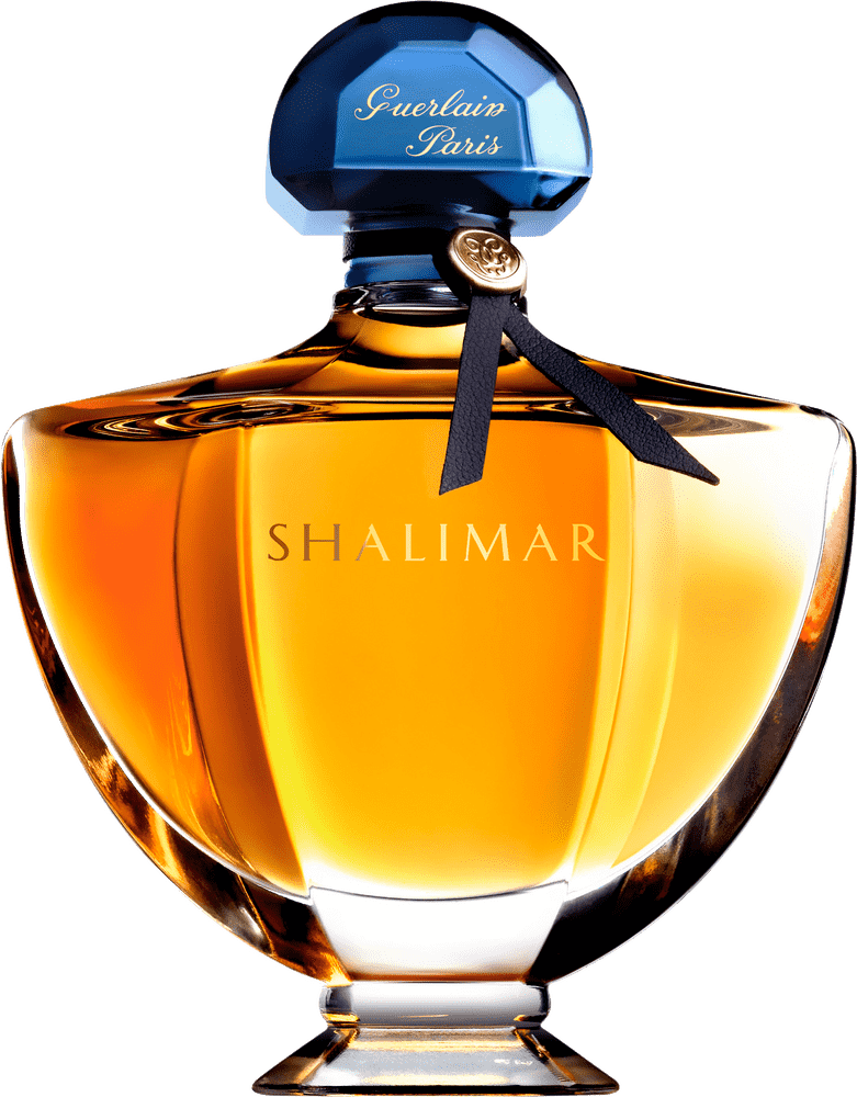 Elegant Shalimar Perfume Bottle of Paris PNG