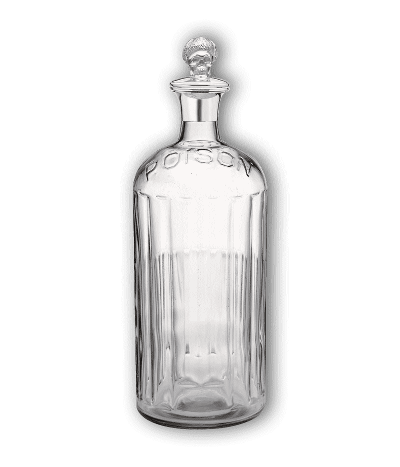 Haunting Glass Bottle of Poison PNG