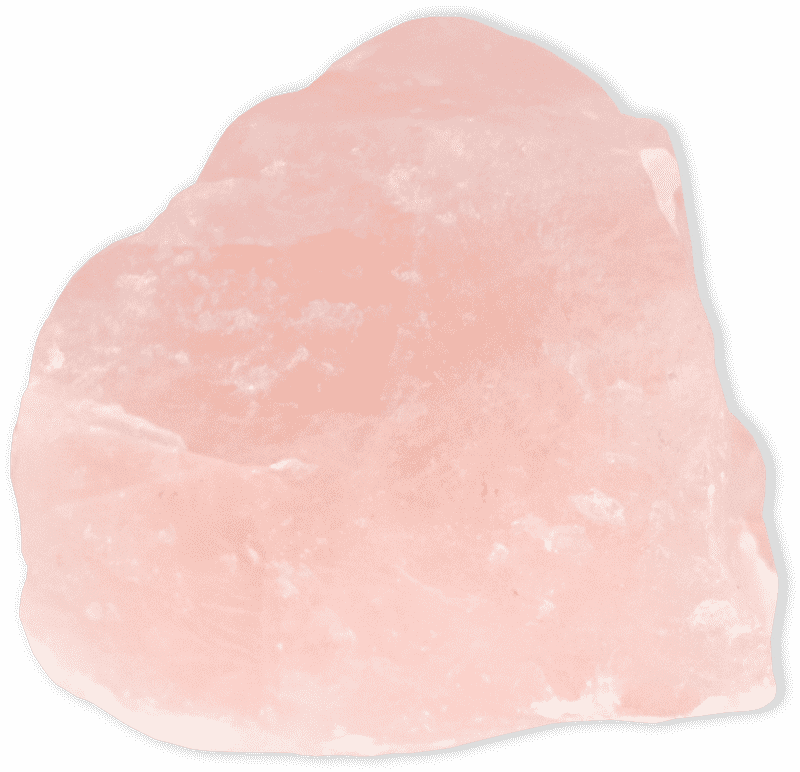 Radiant Rose Quartz Crystal Elegance PNG