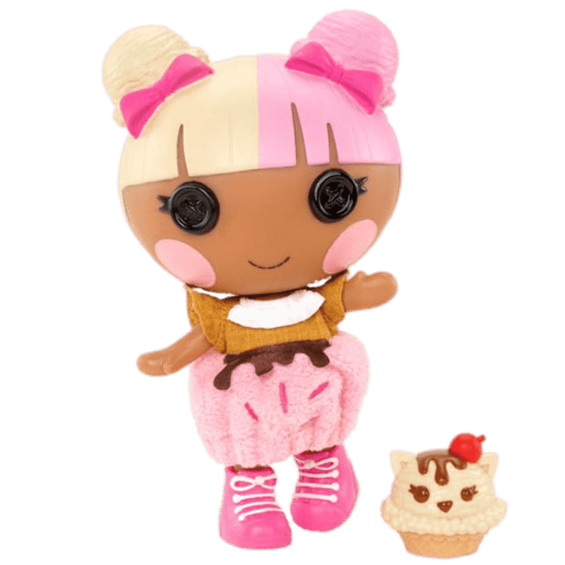 Waffle Delight Doll with Sweet Treats PNG