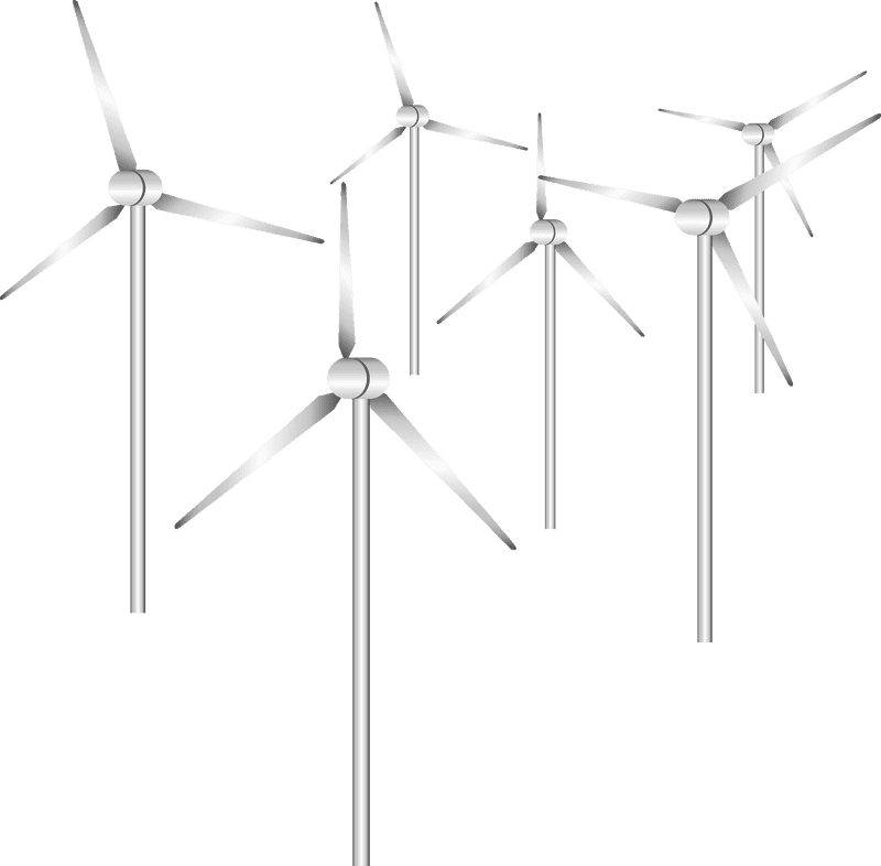 Wind Turbine Energy Harvesting Landscape PNG