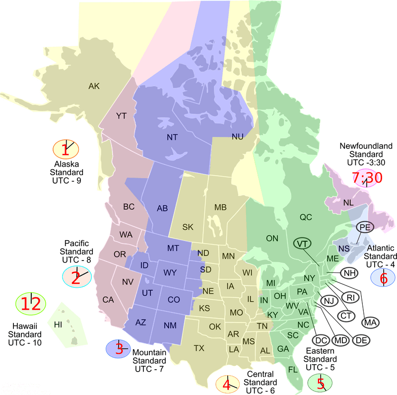 Colorful USA Map with State Boundaries and Regions PNG