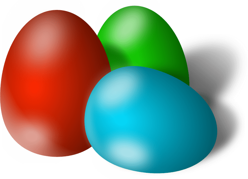 Easter Egg Colorful Delight PNG