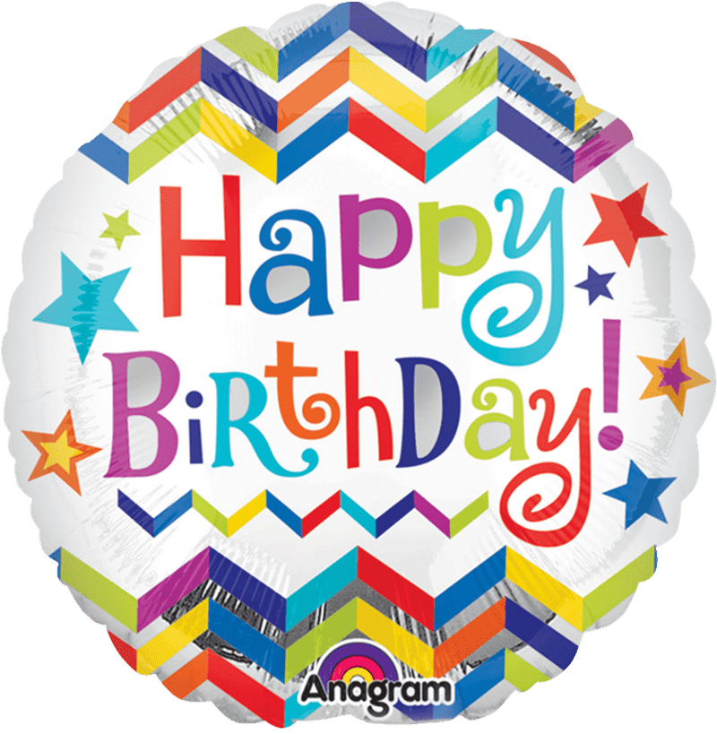 Colorful Celebration Happy Birthday Wishes! PNG