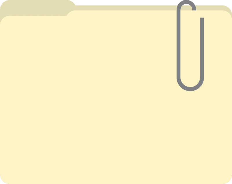 Organized Document Storage Folder PNG
