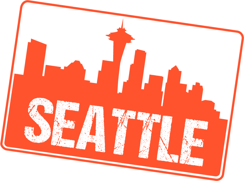 Seattle Passport Stamp Gateway to the Emerald City PNG
