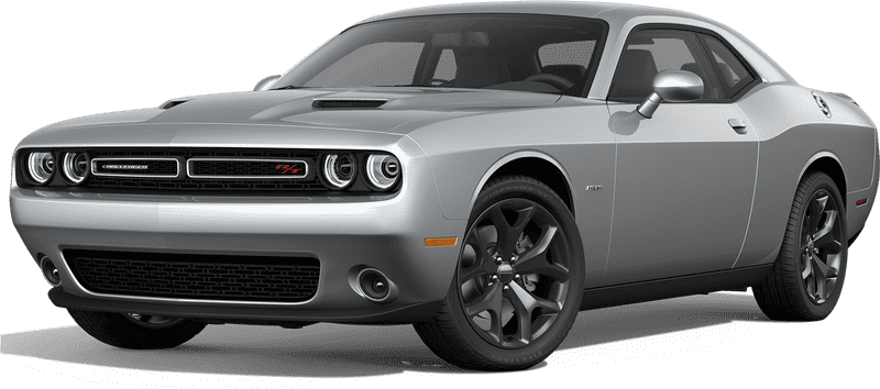 Sleek Silver Muscle Car Adventure PNG