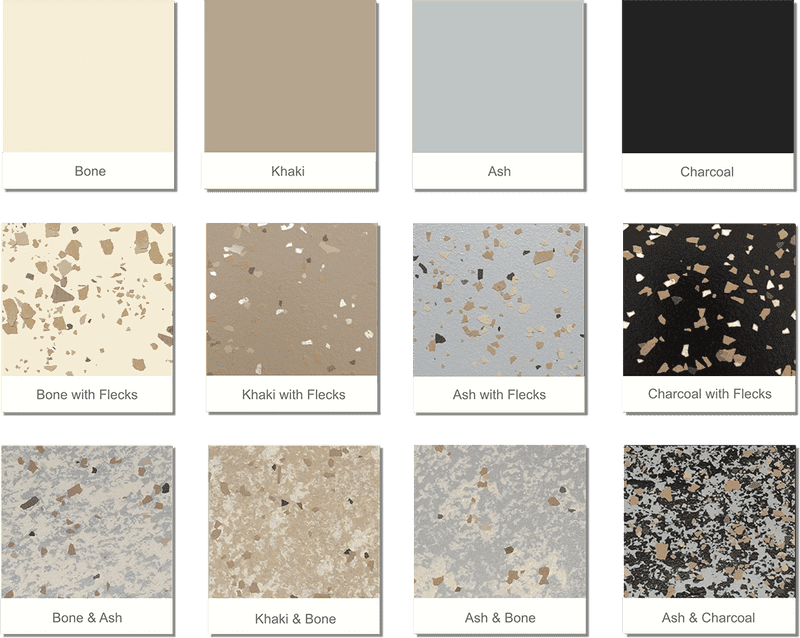 Elegant Granite Countertop Color Palette Options PNG