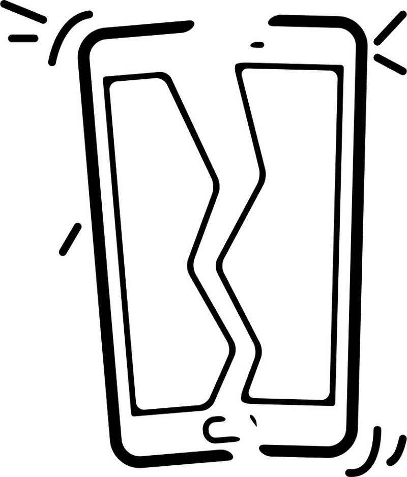 Reflections of Chaos Broken Glass Fragments PNG