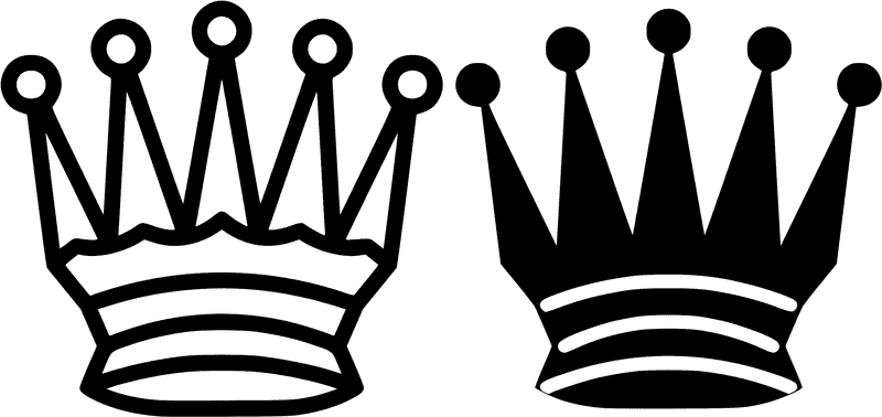Majestic Queen Crown of Elegance PNG