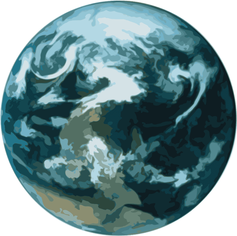 Earth A Tapestry of Blue and Green PNG