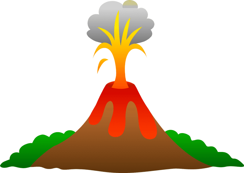 Majestic Eruption of the Volcano PNG