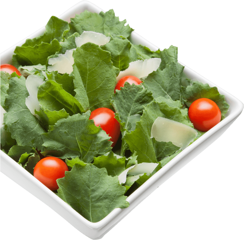 Fresh Kale Salad with Cherry Tomatoes and Parmesan PNG