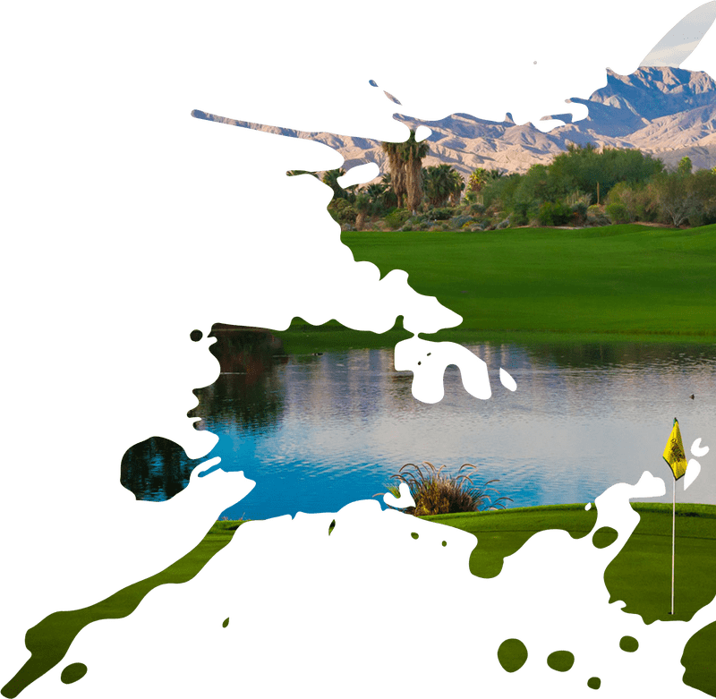 Serene Reflections at the Golf Course PNG