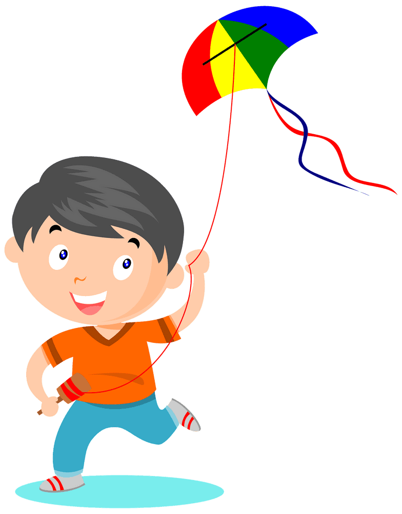 Joyful Adventures in Kite Flying PNG