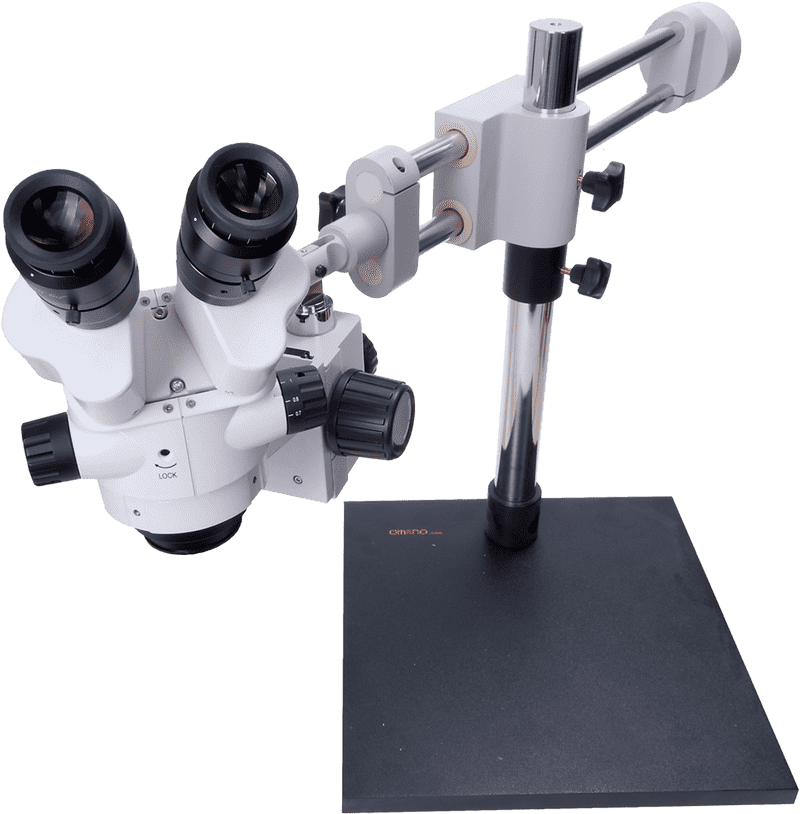 Advanced Dual-Lens Microscope for Precision Viewing PNG