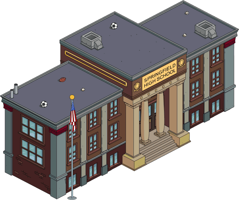 Springfield High School Renovation Build PNG