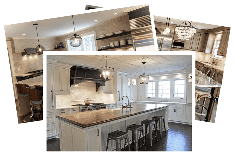 Elegant Modern Kitchen Island with Ample Seating PNG