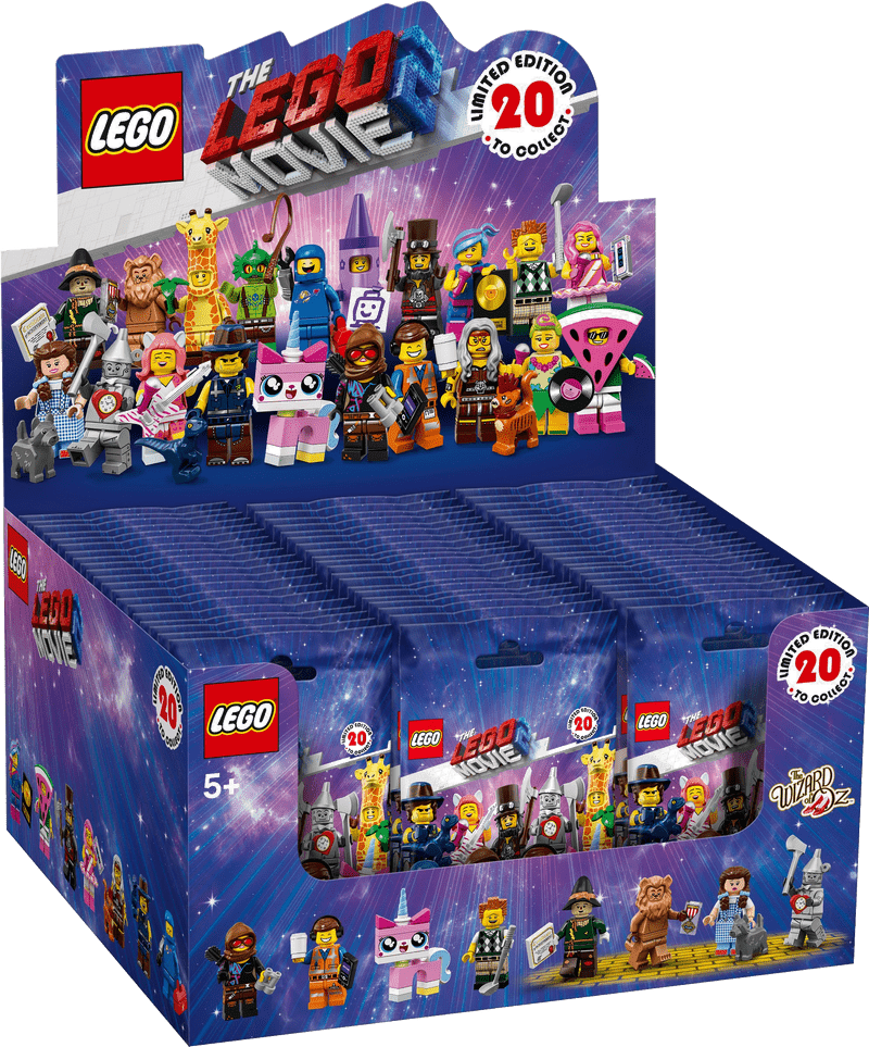 LEGO Movie Collectible Minifigure Display PNG