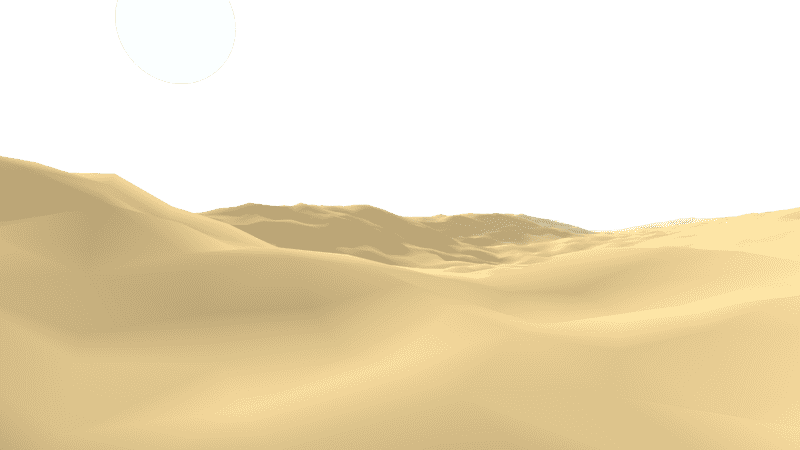 Sands of the Endless Desert Horizon PNG