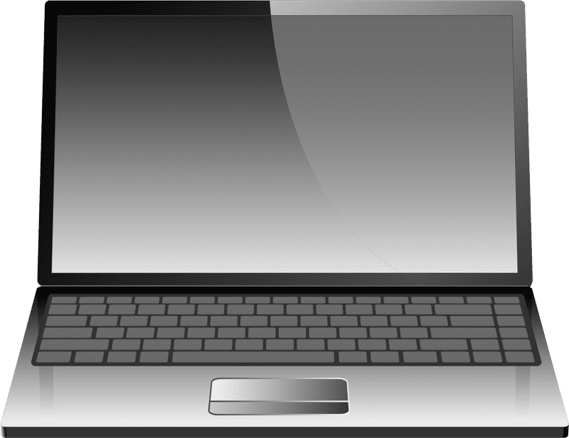 Sleek Modern Laptop Design with Minimalist Charm PNG