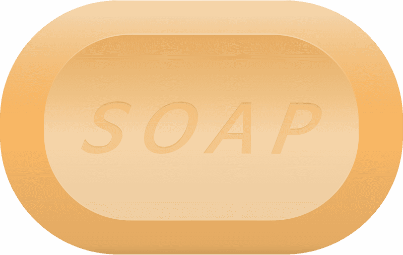 Golden Glow Soap Bar PNG