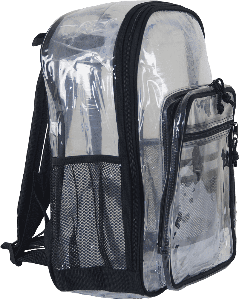 Transparent Hiking Backpack for Easy Visibility PNG