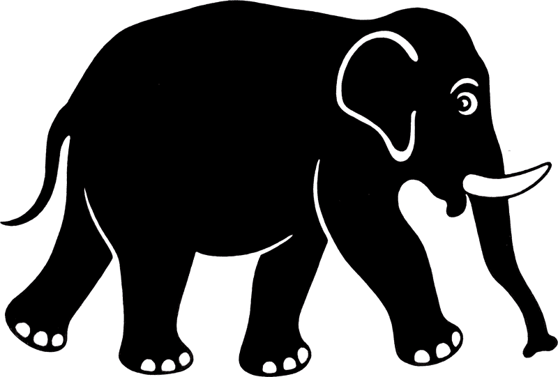 Step Ladder Adventure with an Elephant Theme PNG