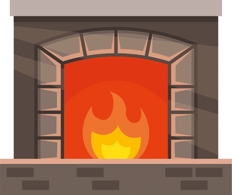 Cozy Evening by the Fireplace PNG