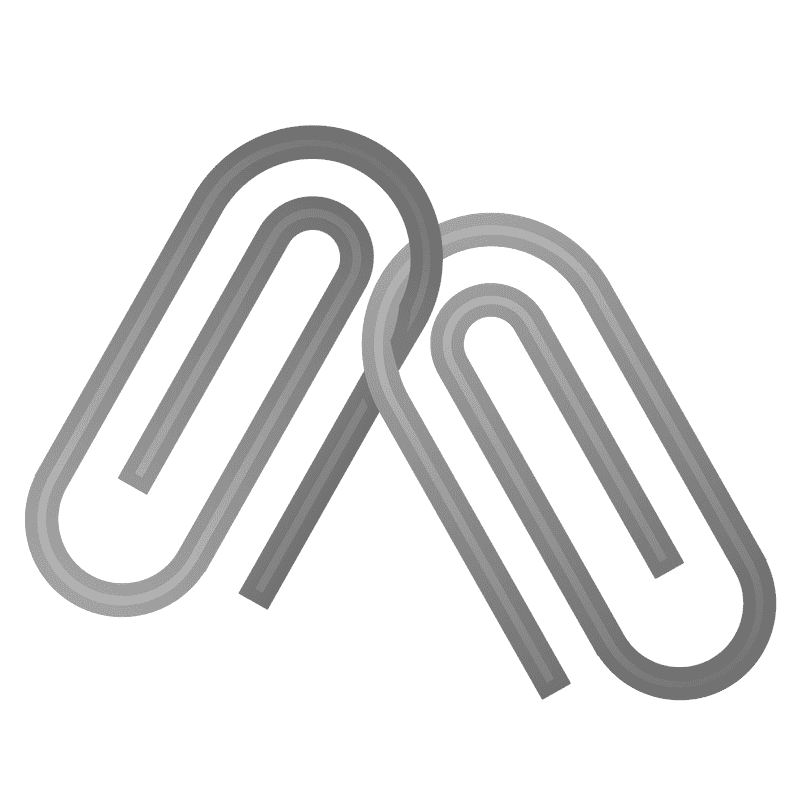 Interlinked Paperclips A Symbol of Connection PNG