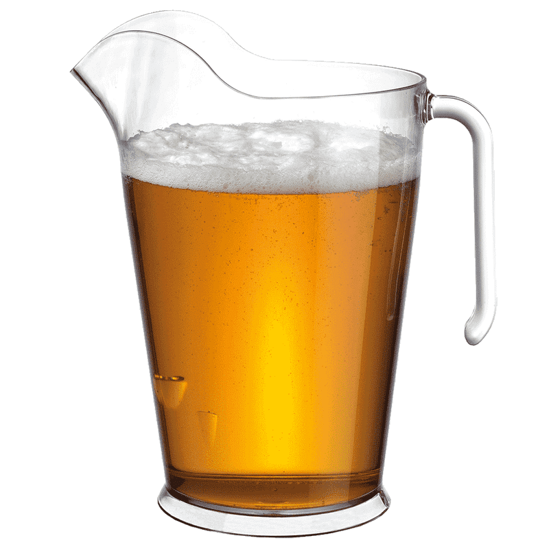 Refreshing Beer Glass Pitcher for Sharing PNG