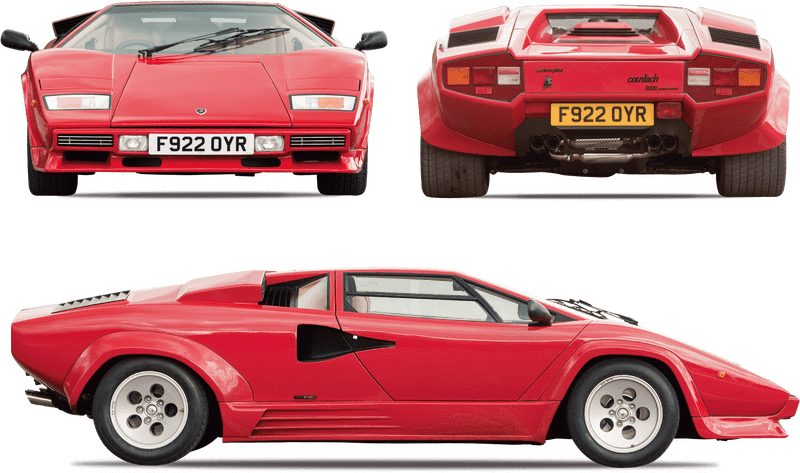 Classic Red Sports Car Icon PNG