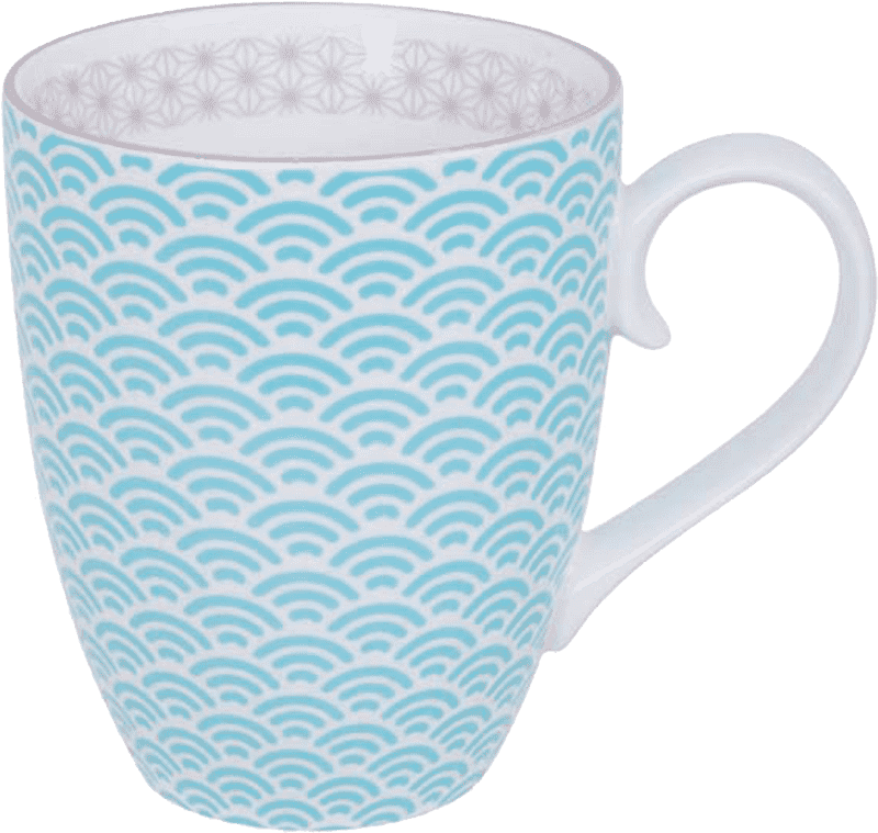 Elegant Blue Wave Gelato Cup Delight PNG