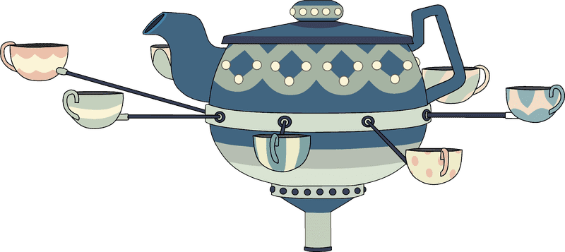 Whimsical Teapot Cookware Collection PNG