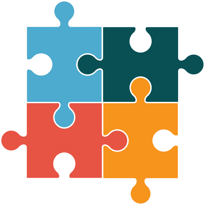 Colorful Jigsaw Puzzle Piece Harmony PNG