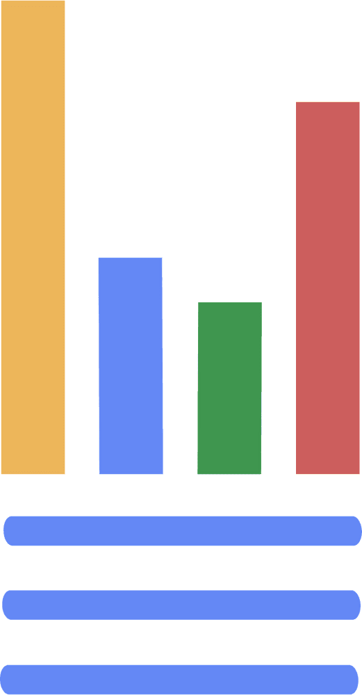 Colorful Data Visualization Chart Analysis PNG