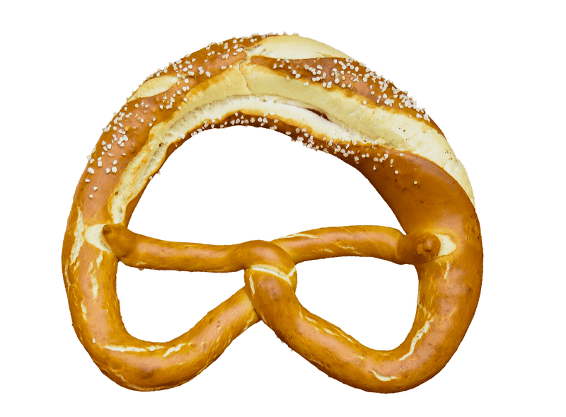 Delicious Soft Pretzel Snack Delight PNG