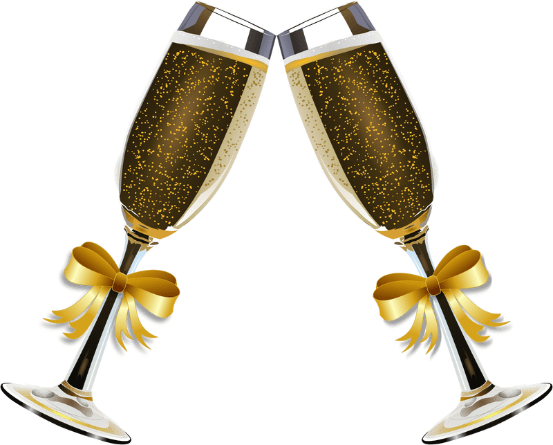 Magnifying Glass of Celebration Cheers PNG