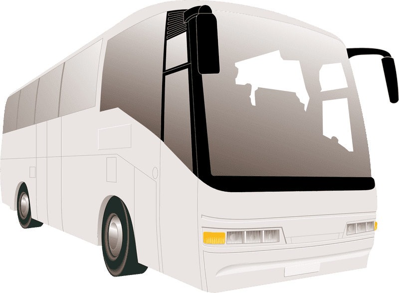 Stylish Travel Bus for Modern Journeys PNG