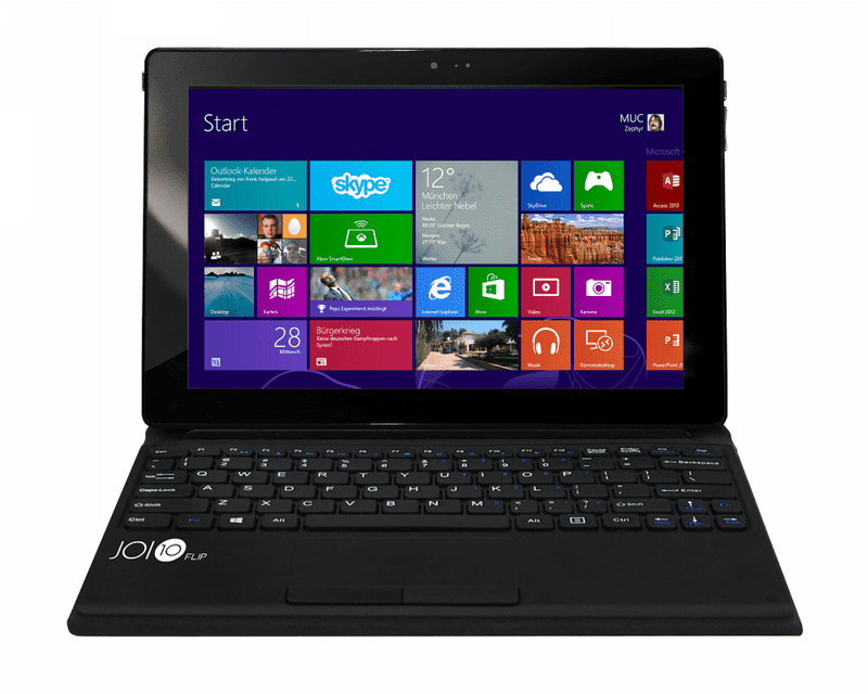 Versatile Tablet with Detachable Keyboard Option PNG