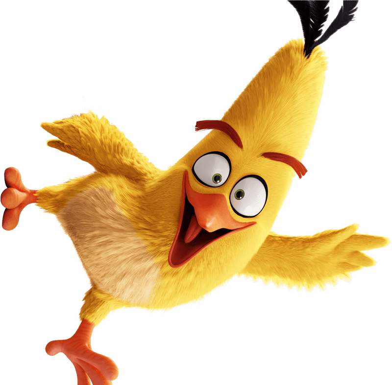 Joyful Yellow Bird in Flight PNG